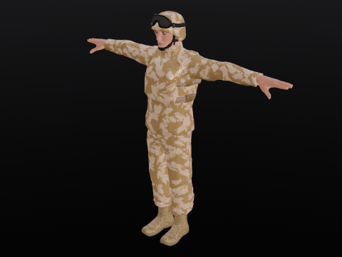 Soldier 3Dモデル