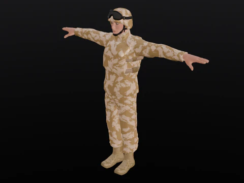 Soldier 3D Model