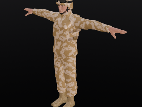 Soldier 3Dモデル