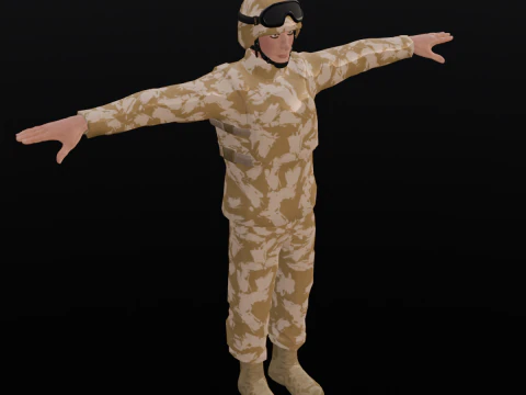 Soldier 3D Model