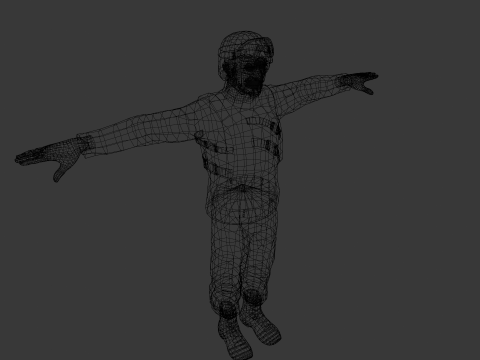 Soldier 3Dモデル