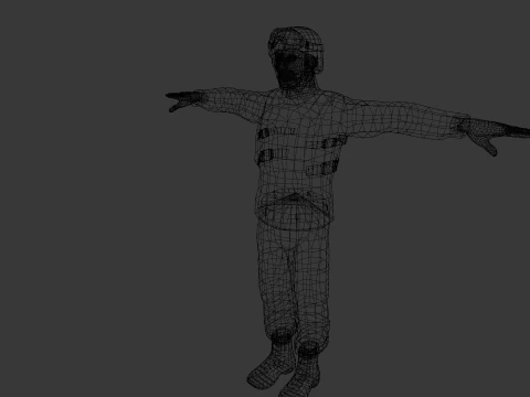 Soldier 3D Model