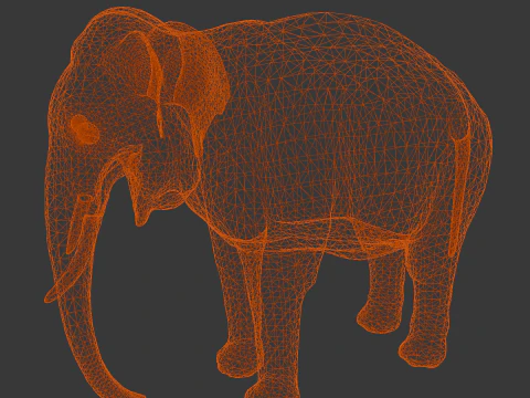 Elefante Modello 3D