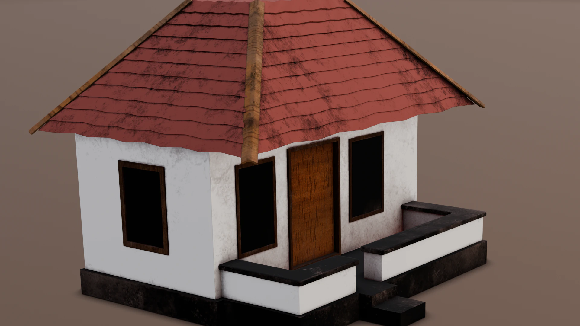 House 3D Model .c4d .max .obj .3ds .fbx .stl .blend 