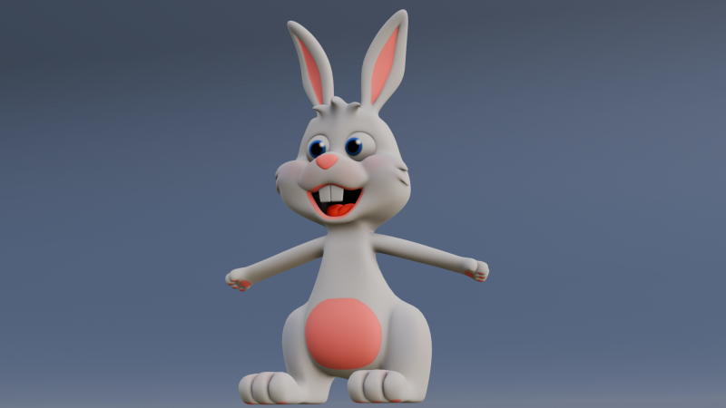 Bugs Bunny 3D 모델 .c4d .max .obj .3ds .fbx .stl .blend 