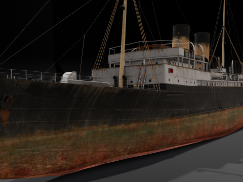 Ship 3D Model