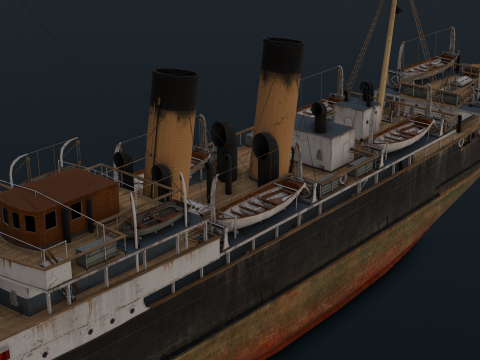Ship 3D 모델