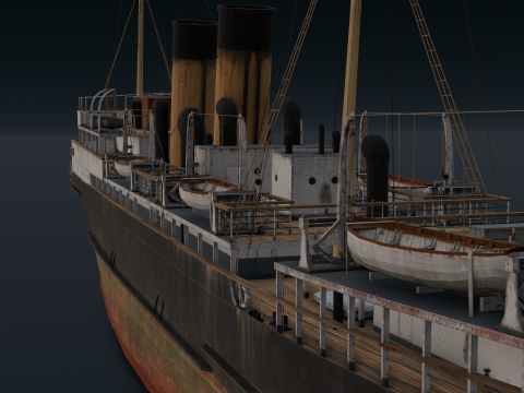 Ship 3D 모델