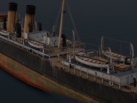 Ship 3D 모델