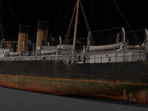 Ship 3D 모델