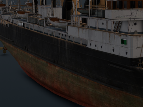 Ship 3D 모델