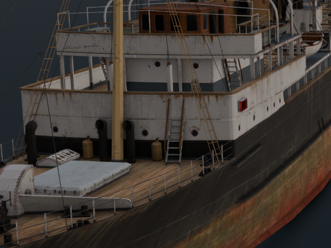 Ship 3D 모델