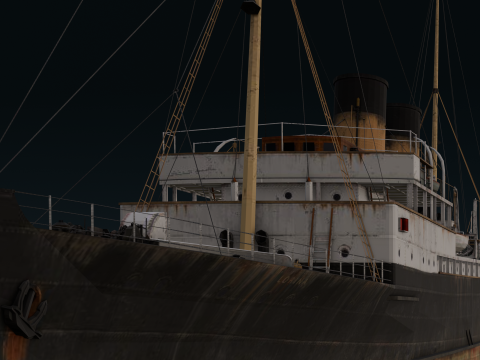 Ship 3D 모델