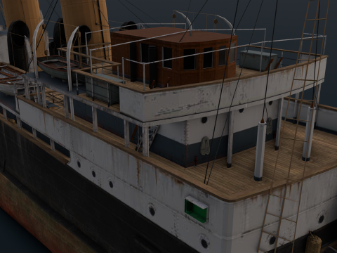 Ship 3D 모델