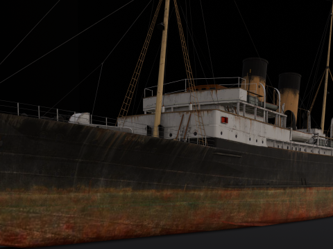 Ship 3D 모델
