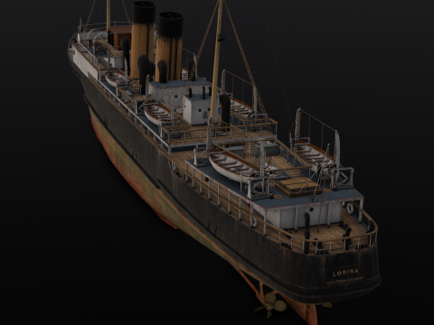 Ship 3D 모델