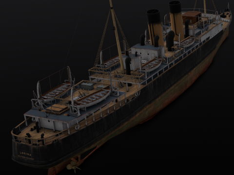 Ship 3D 모델