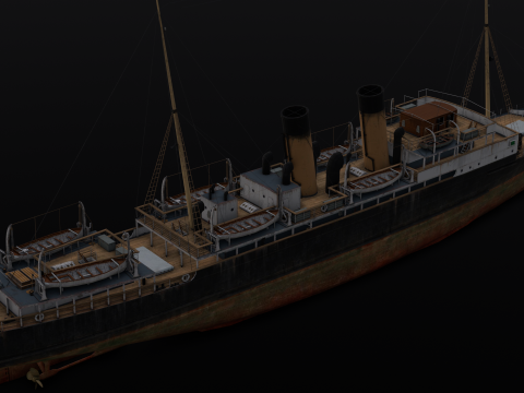 Ship 3D 모델