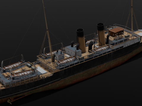 Ship 3D 모델
