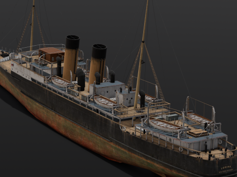 Ship 3D 모델