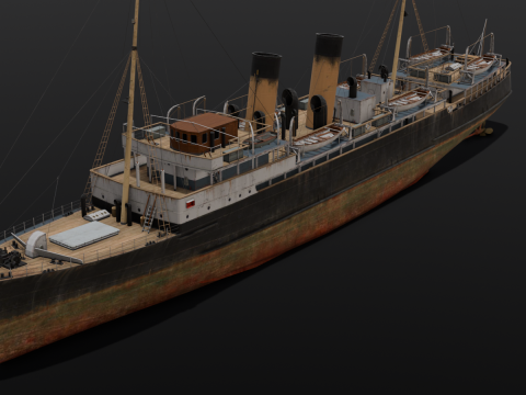 Ship 3D 모델