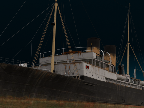 Ship 3D 모델