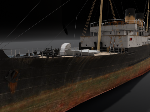 Ship 3D 모델