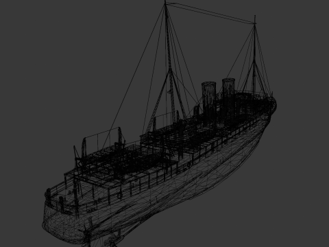 Ship 3D 모델