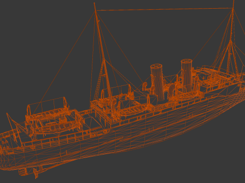 Ship 3D 모델