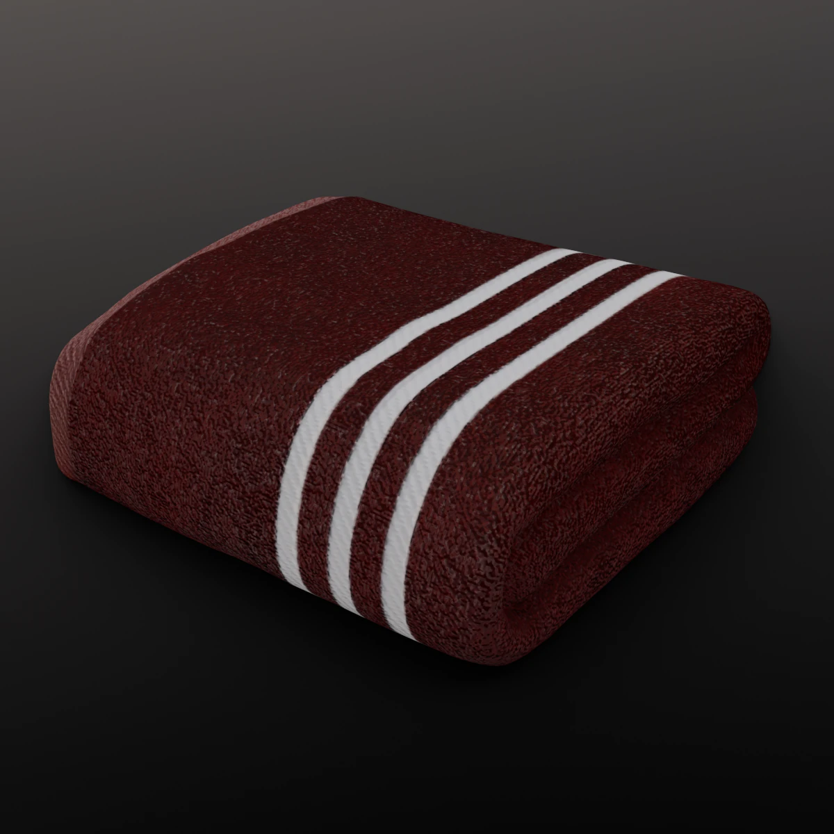 Towel 3D Model .c4d .max .obj .3ds .fbx .stl .blend 