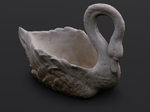 Swan Sculpture 3D-Modell