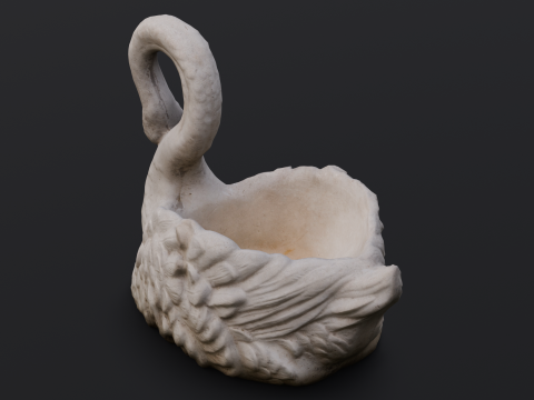 Swan Sculpture 3D-Modell