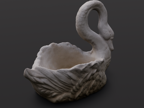 Swan Sculpture 3D-Modell