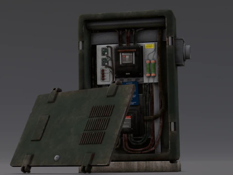 Electric box 3D Model