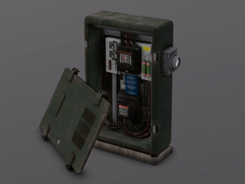 Electric box 3D Model