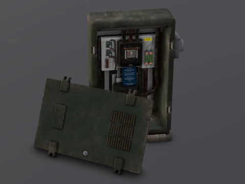 Electric box 3D Model