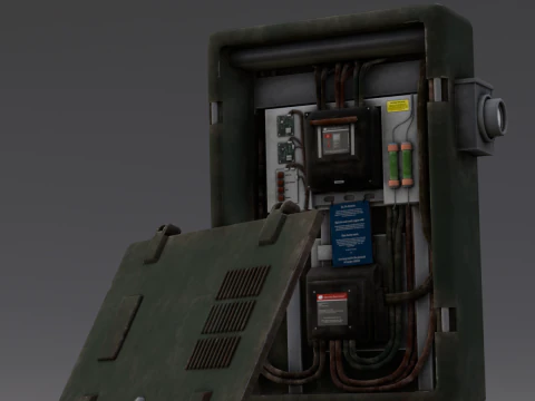 Electric box 3D Model