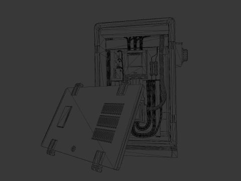 Electric box 3D Model