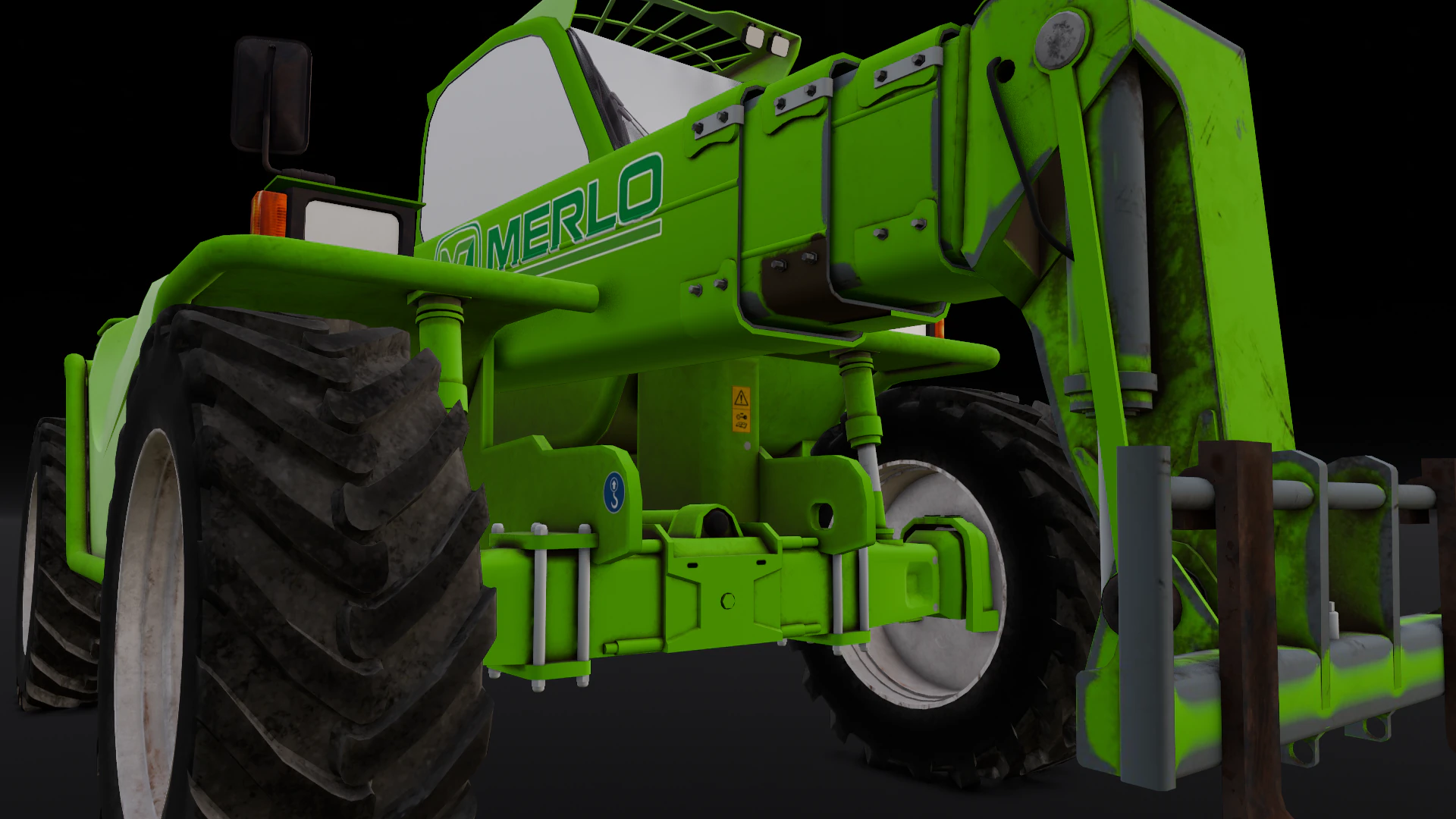 Yükleme Makinesi 3D Model .c4d .max .obj .3ds .fbx .stl .blend