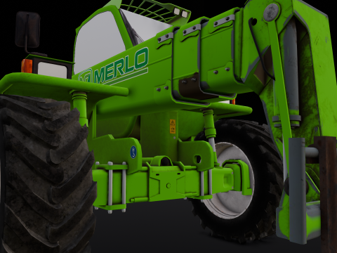 Loader Machine 3D Model