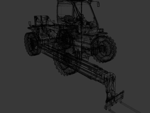 Y&uuml;kleme Makinesi 3D Model