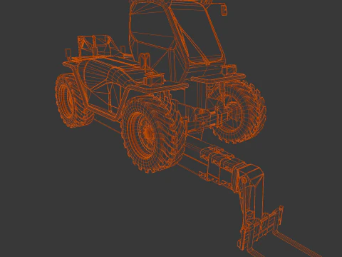 Y&uuml;kleme Makinesi 3D Model