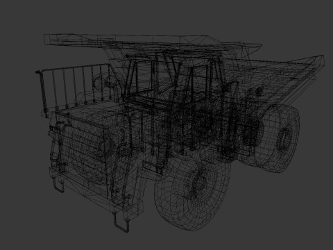 Maszyna przemysłowa Model 3D