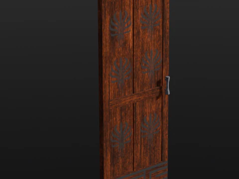 Wooden Door 3D Model