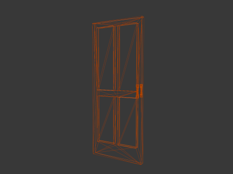 Wooden Door Modelo 3D
