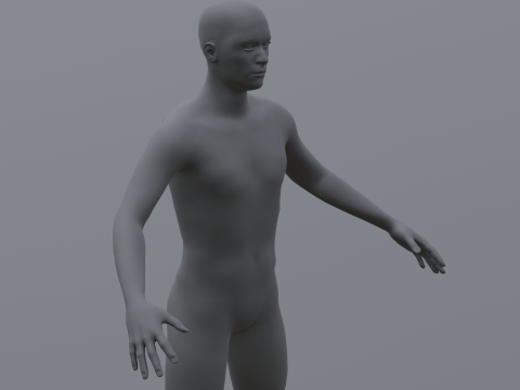 Human Family Base Pack Model 3D