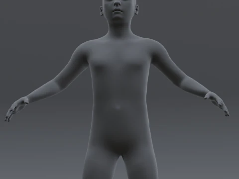 Human Family Base Pack 3D Model
