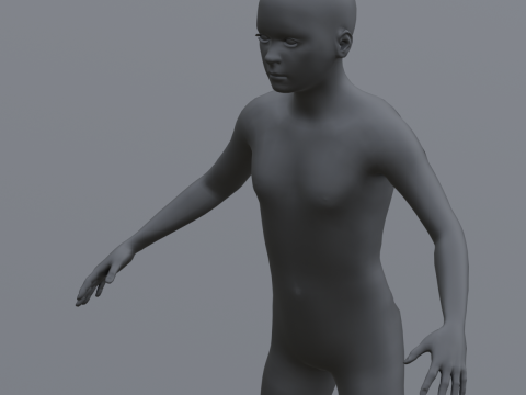 Human Family Base Pack Model 3D