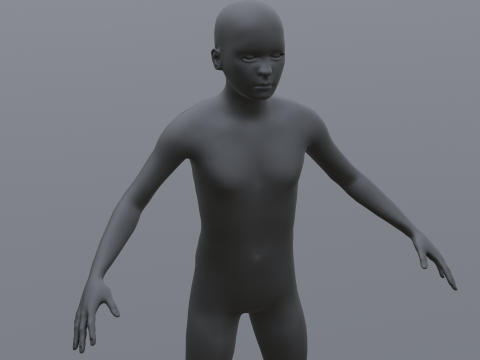 Human Family Base Pack Model 3D