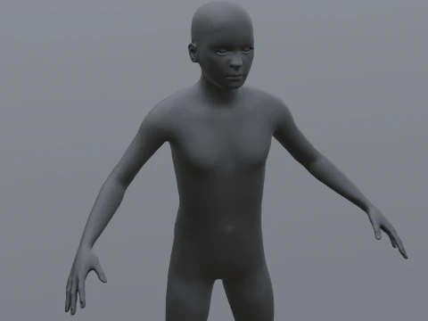 Human Family Base Pack 3D Model